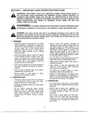 Important safe operation practices