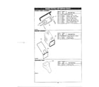 Noma F2155-180 handle/bagger/mulching plug diagram