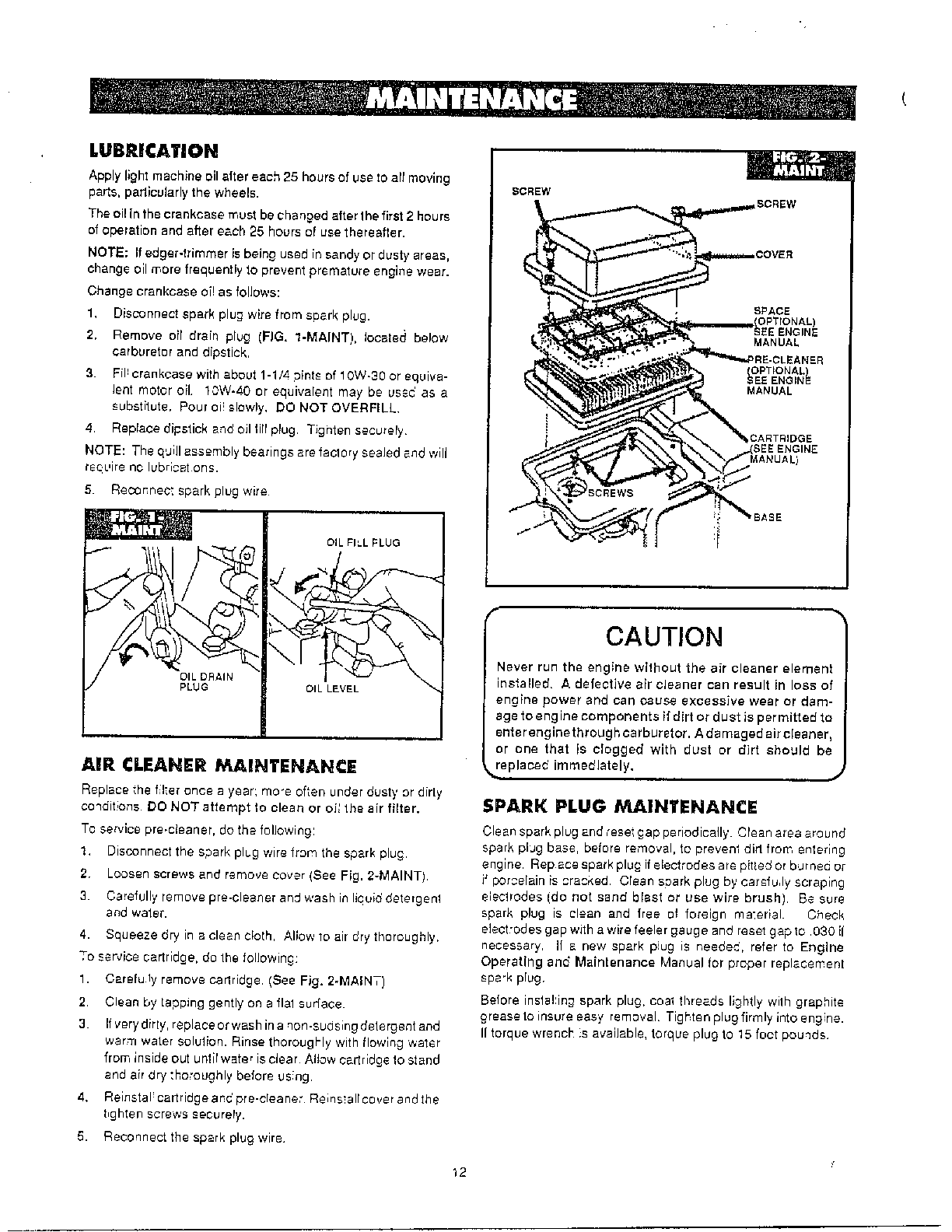 Discharge chute kit page 12