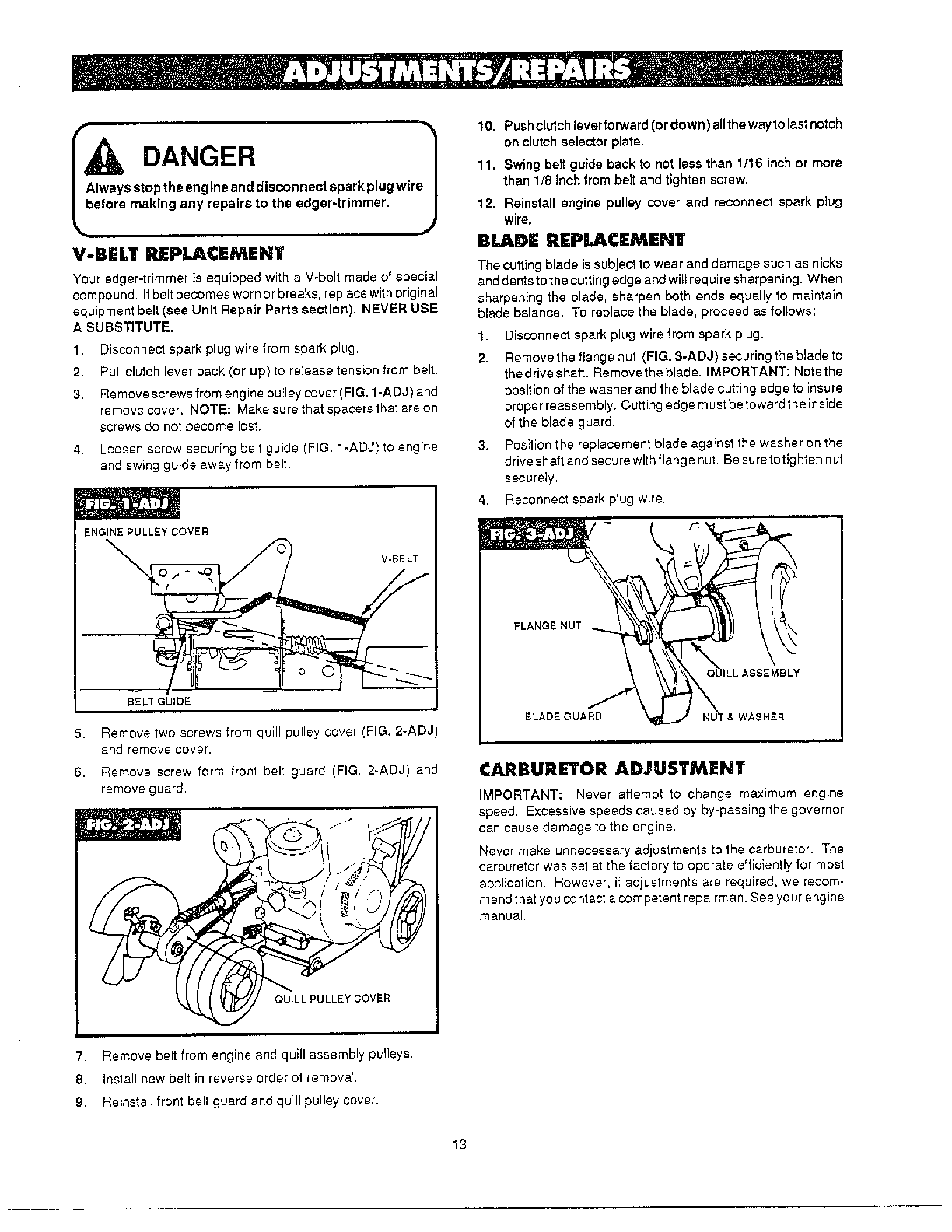 Discharge chute kit page 13