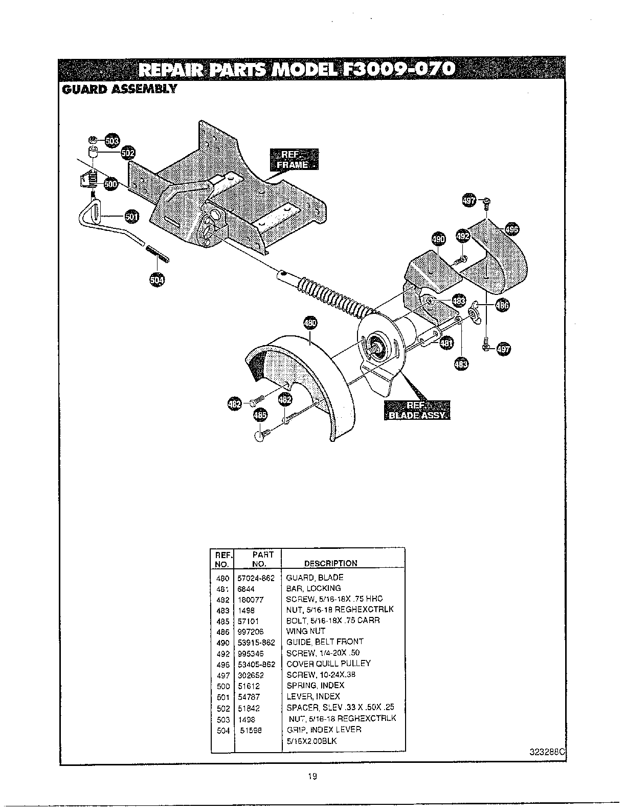 Discharge chute kit page 19
