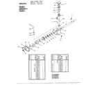 Homelite UT30139 gear housing/shaft/pulley diagram