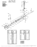 Gear housing/shaft/pulley