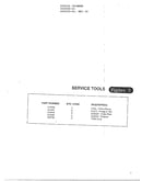 Service tools