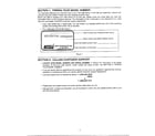 MTD SERIES 260 finding model no./customer support diagram