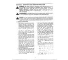 MTD SERIES 260 safe operation practices diagram