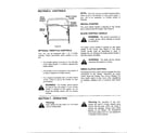 MTD SERIES 260 controls/operation diagram