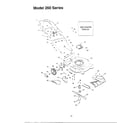 MTD SERIES 260 side discharge mowers diagram