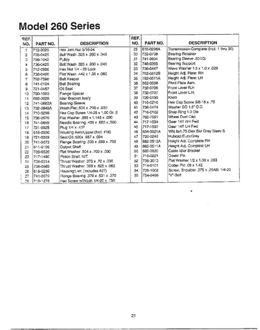 Transmission/height adj. complete page 2