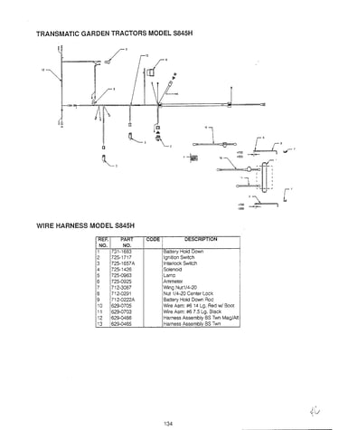 Lawn tractor/wiring page 23