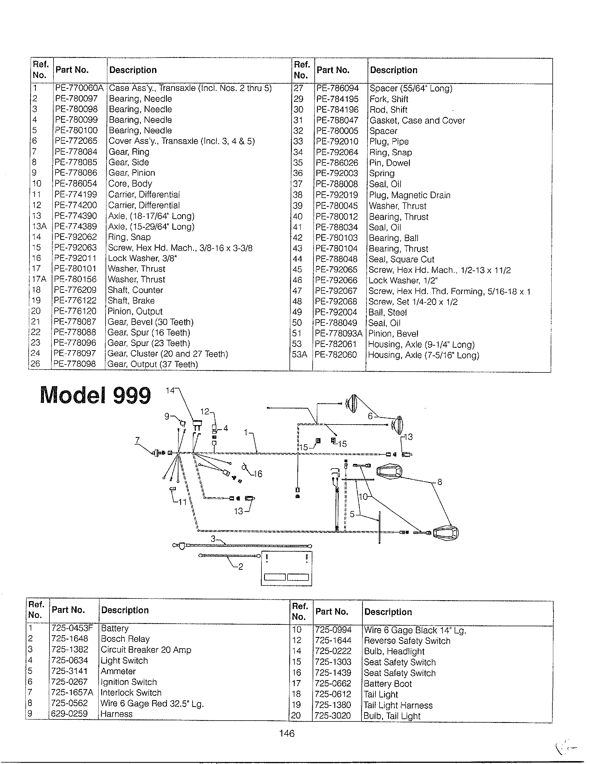 LAWN TRACTOR/WIRING Page 13