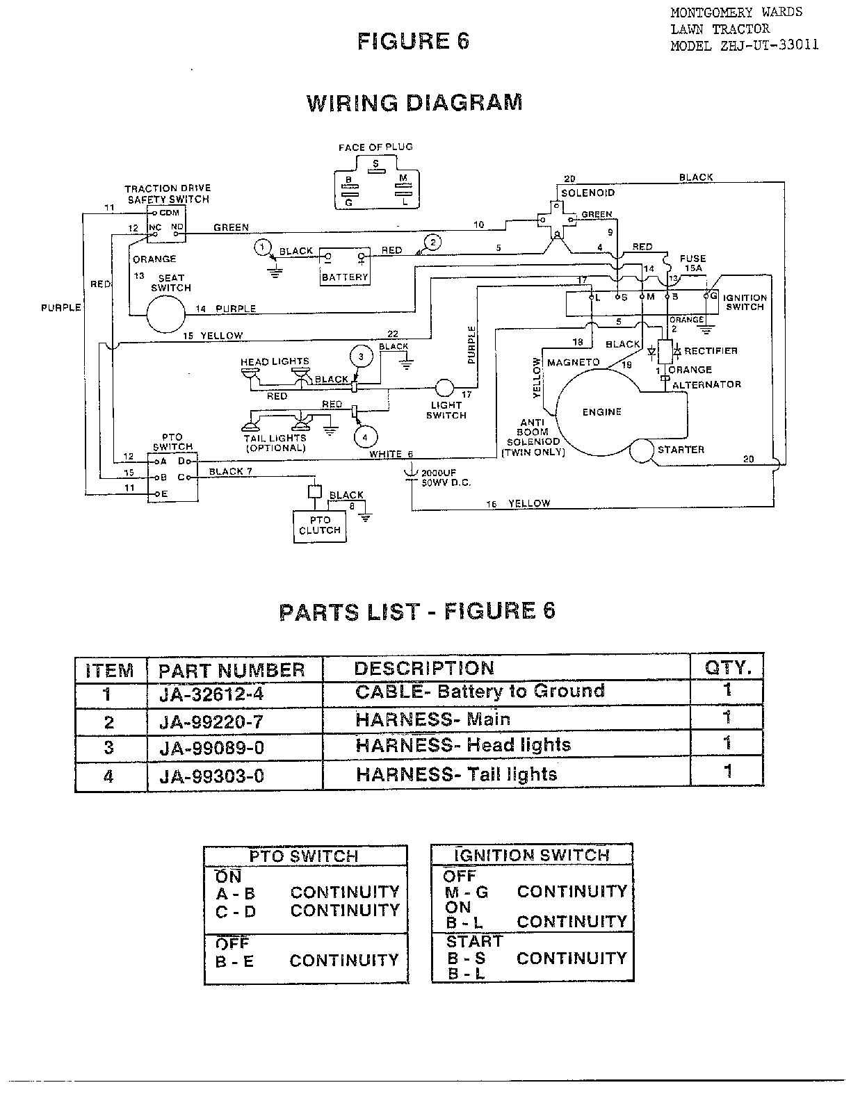 WIRING DIAGRAM/FIG. 6