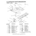 Weed Eater WE12536A fender/chassis diagram