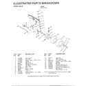 Weed Eater WE12536A front axle diagram
