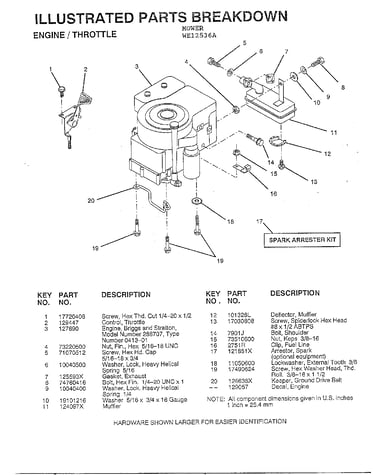 Engine/throttle