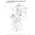 Weed Eater WE12536A mower deck page 3 diagram