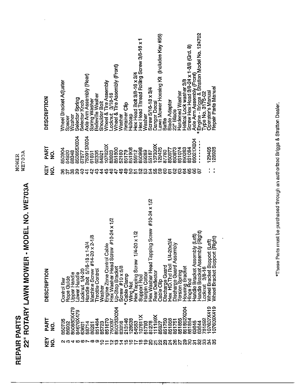 22" rotary lawn mower page 2