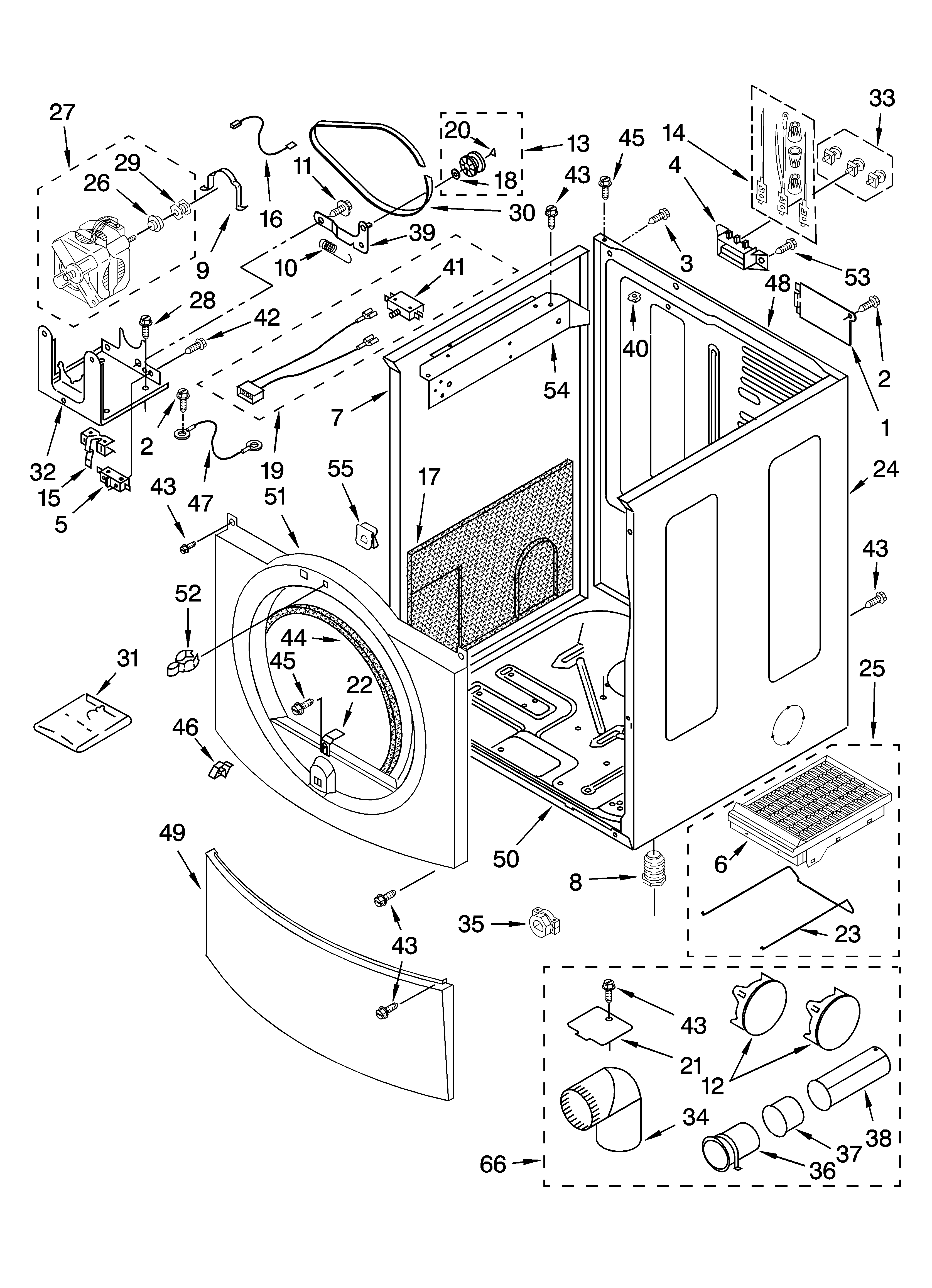 Cabinet parts