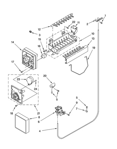 Icemaker parts, optional parts