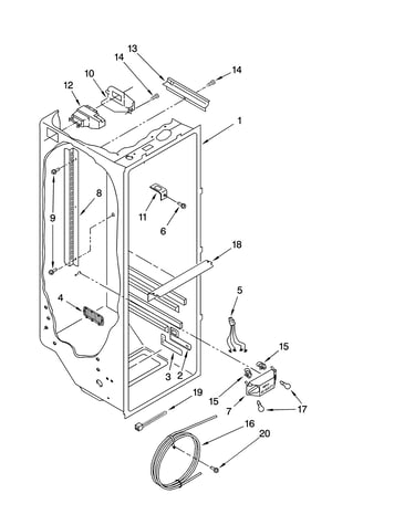 Refrigerator liner parts