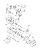 Motor and ice container parts