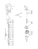 Motor and ice container parts