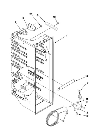 Refrigerator liner parts