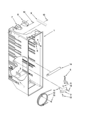 Refrigerator liner parts