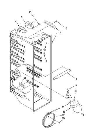 Refrigerator liner parts