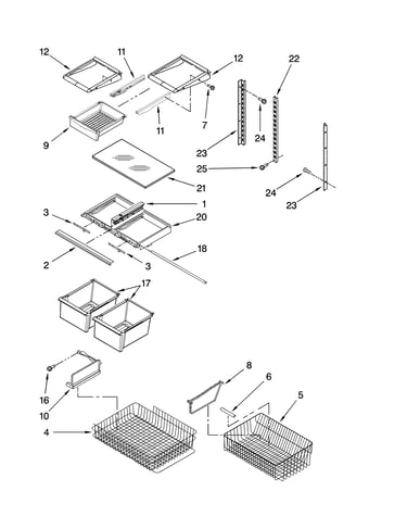 Shelf parts