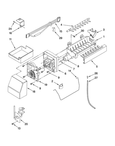 Icemaker parts, optional parts
