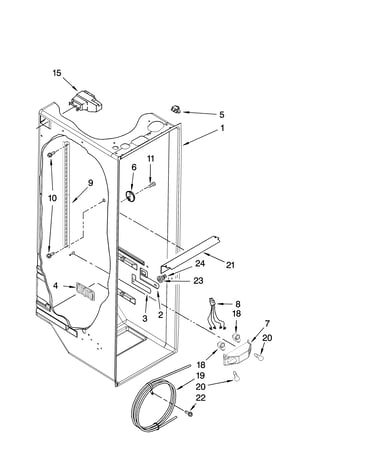 Refrigerator liner parts