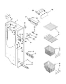 Freezer liner parts