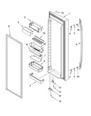 Refrigerator door parts