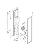 Freezer door parts