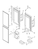 Refrigerator door parts