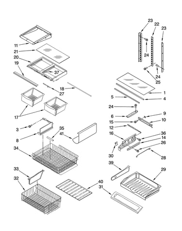 Shelf parts