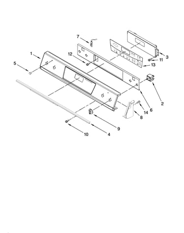 Control panel parts
