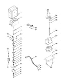Motor and ice container parts