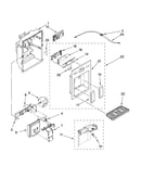 Dispenser front parts