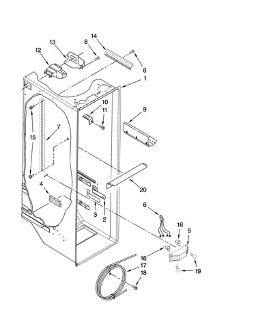 Refrigerator liner parts