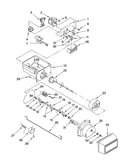 Motor and ice container parts