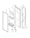Refrigerator door parts