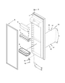 Refrigerator door parts