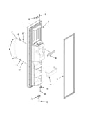 Freezer door parts
