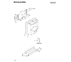 KitchenAid KUDC03FTSS0 door and panel parts diagram