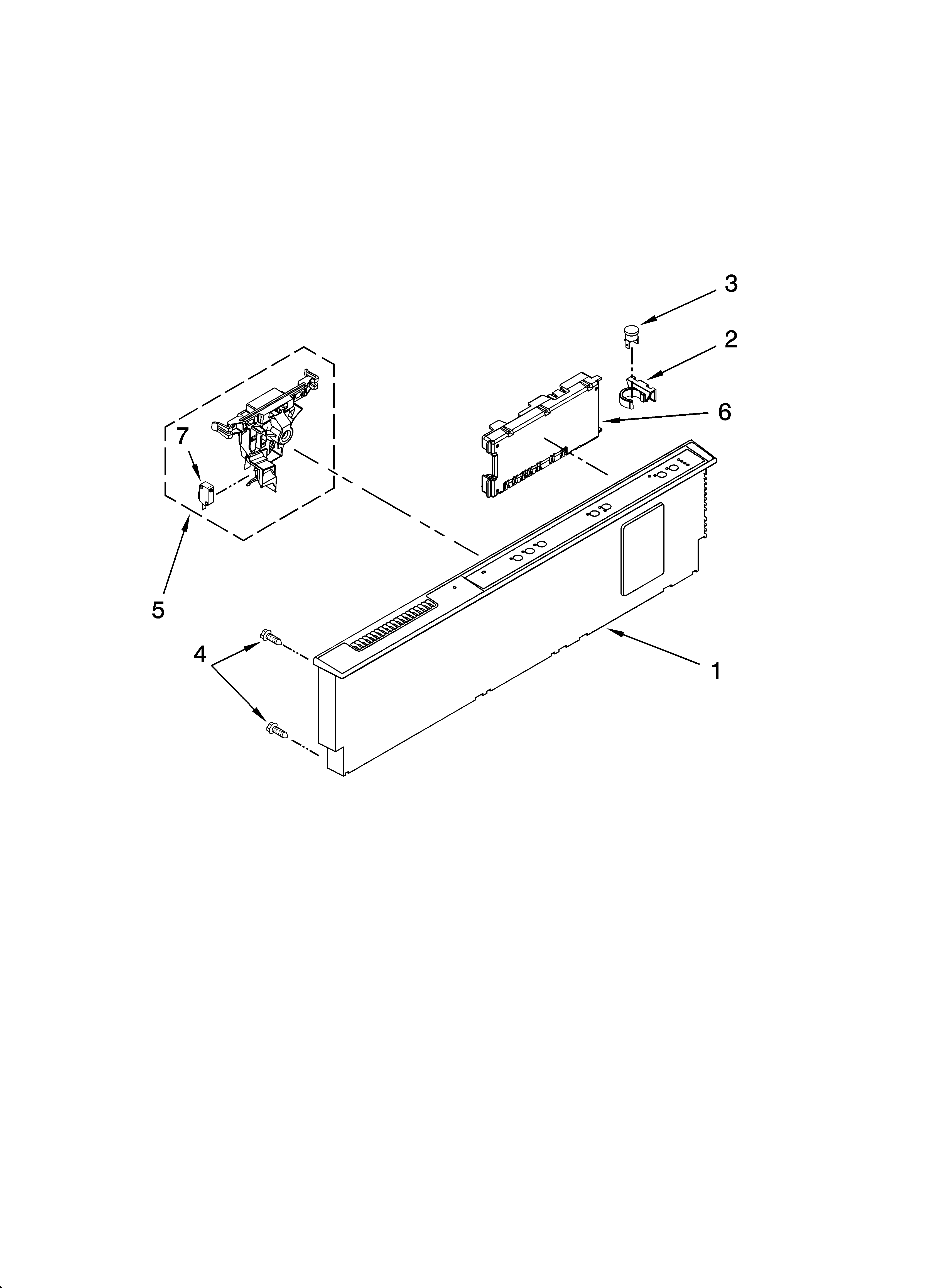 Control panel parts