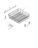 Upper rack and track parts