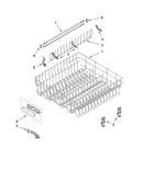 Upper rack and track parts