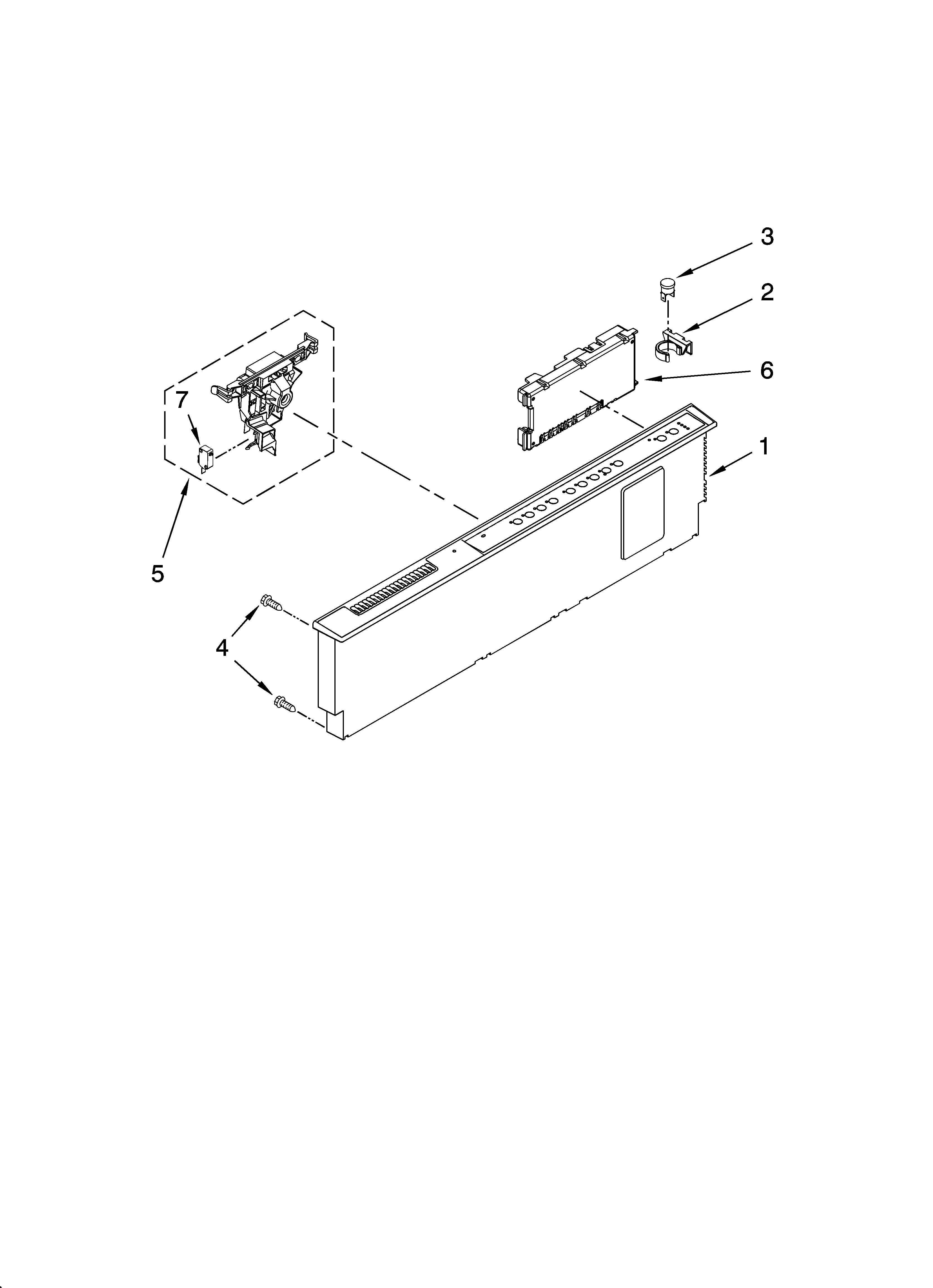 Control panel parts